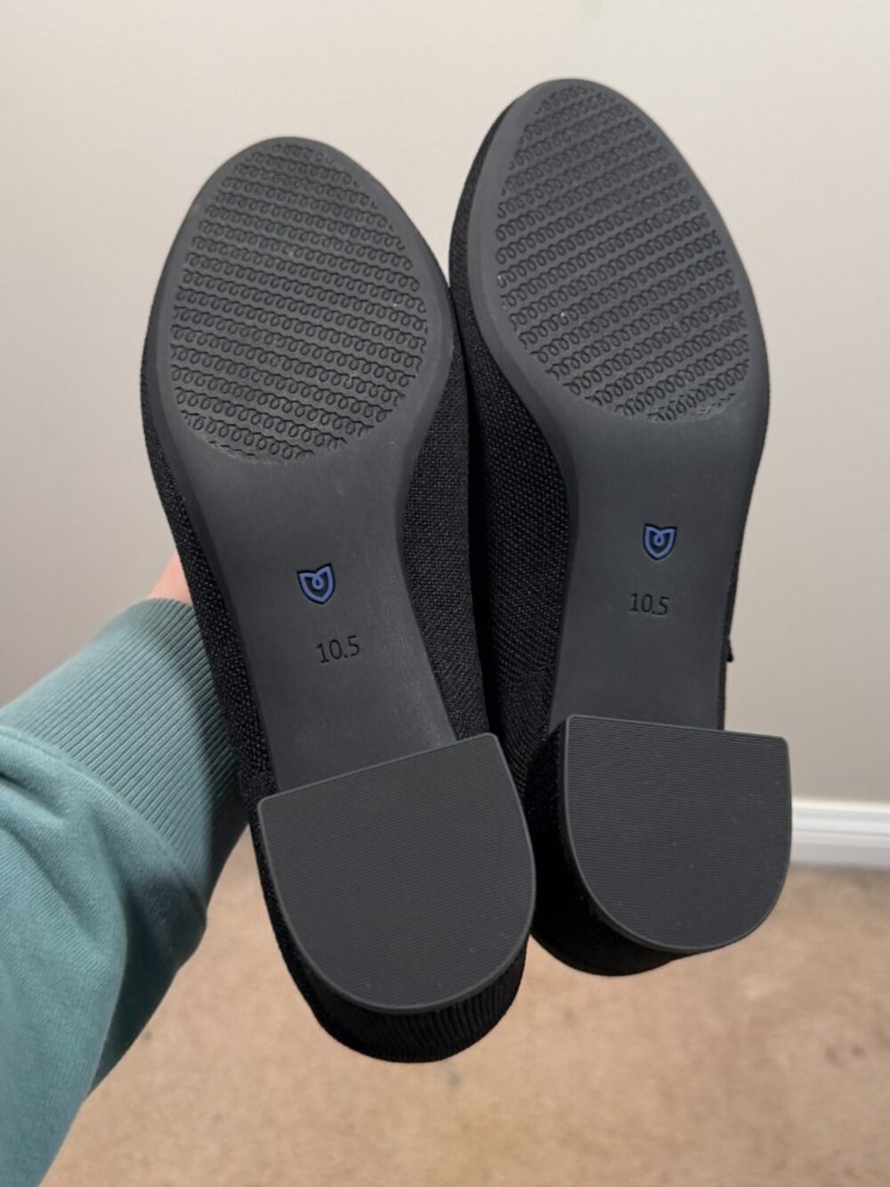 Rothy's Mary Jane Heels Size 10.5 Black Work Office Career Business Sustainable - Picture 15 of 15